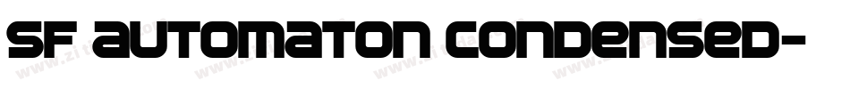 SF Automaton Condensed字体转换